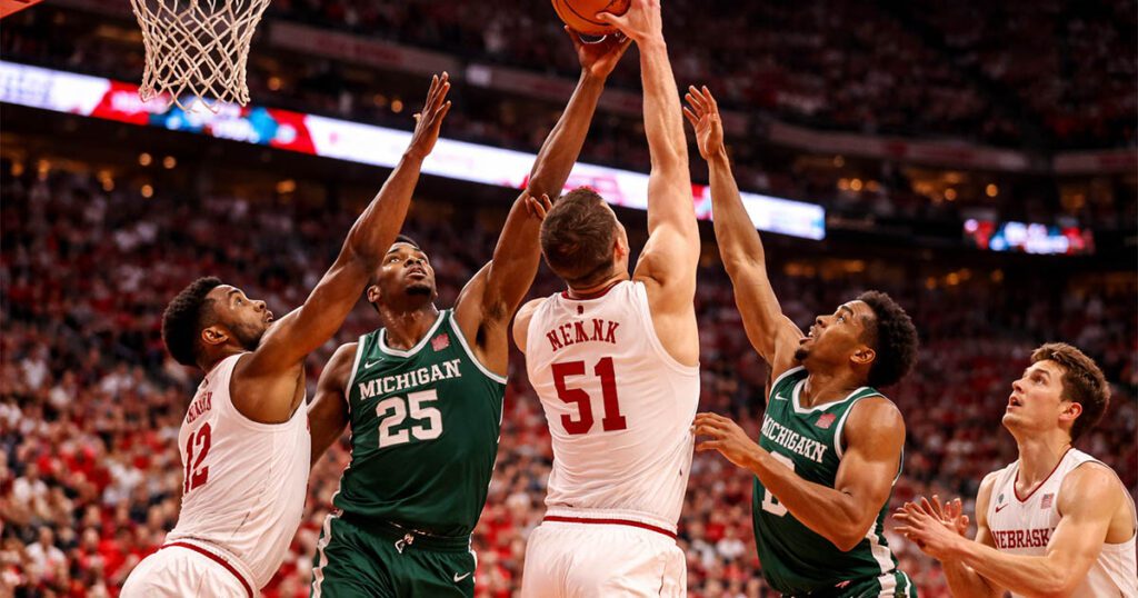 Nebraska vs MSU Basketball