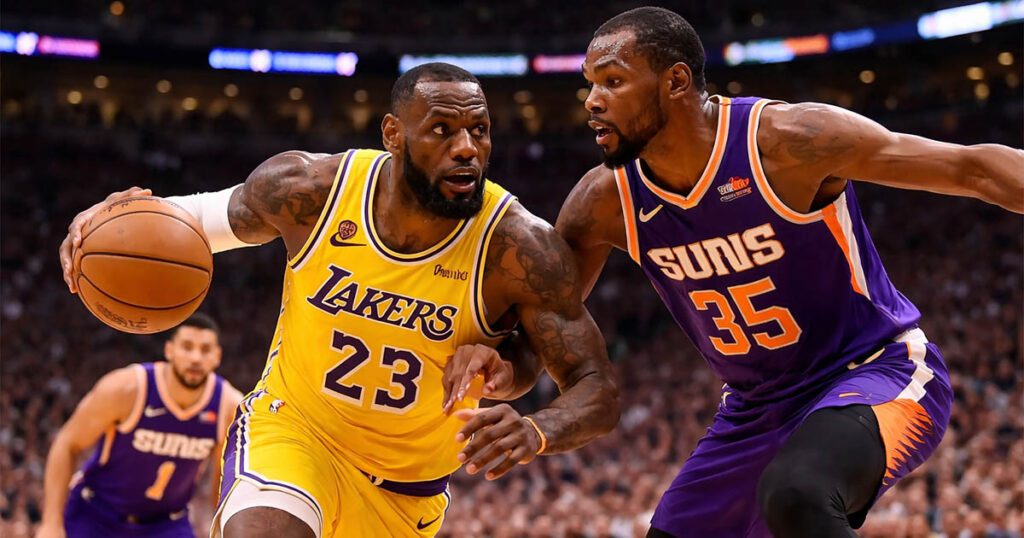 Phoenix Suns vs Lakers Battle