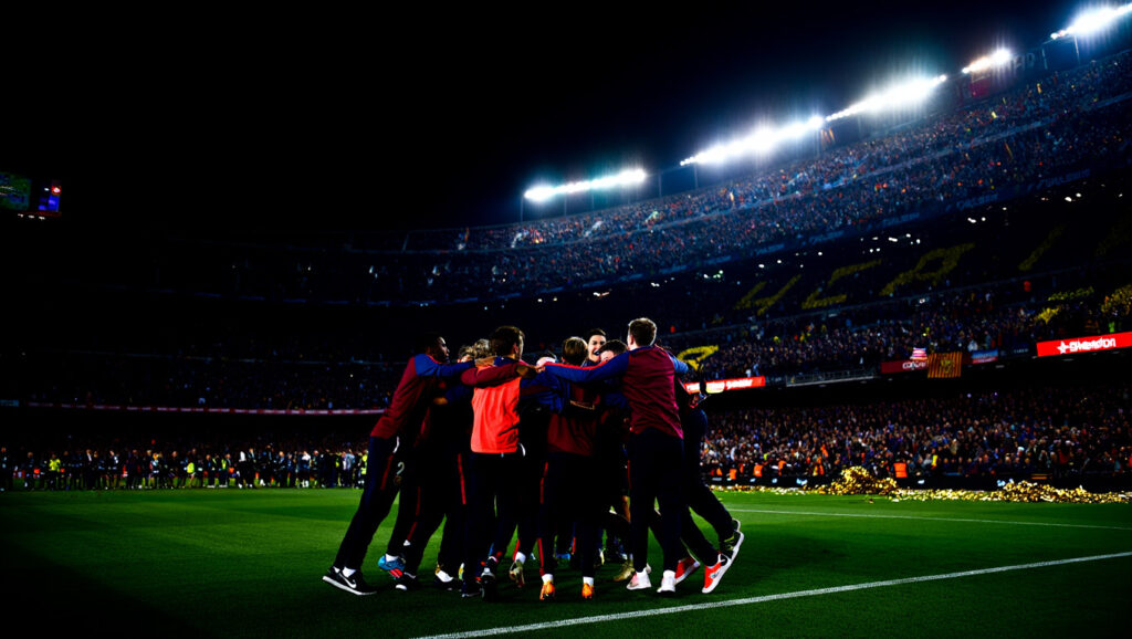 Barcelona La Liga title celebrations at Camp Nou after clinching 29th championship