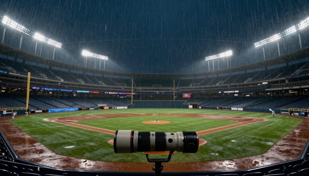 Braves White Sox Postponement due to thunderstorms at Rate Field in Chicago causing MLB game delay