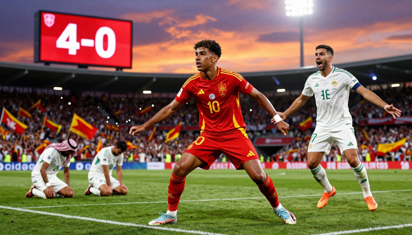 Spain vs Saudi Arabia