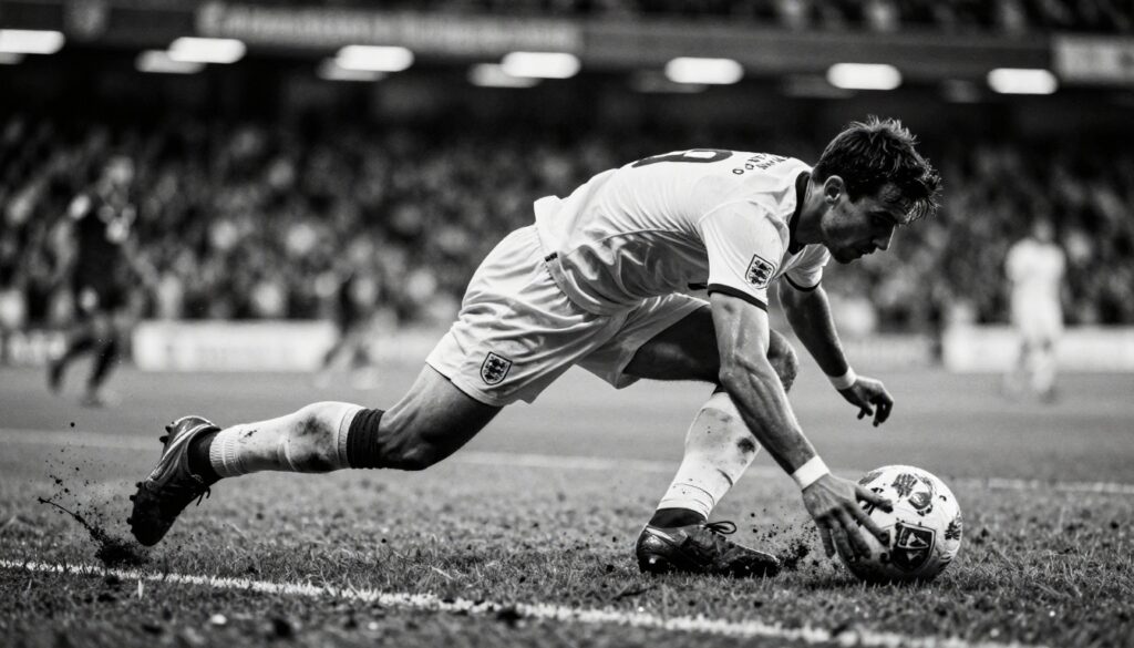 England vs Mexico match as Jude Bellingham celebrates his crucial World Cup goal.