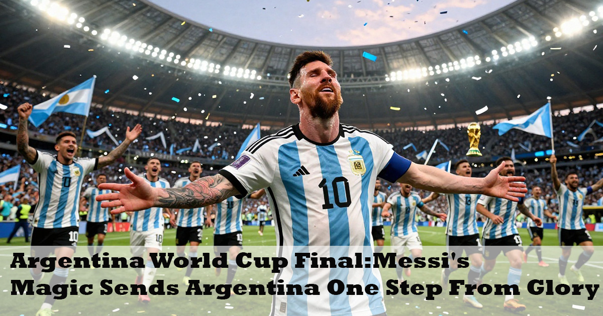 Argentina World Cup Final