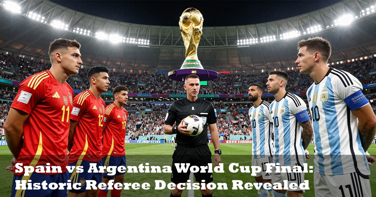 Spain vs Argentina World Cup Final