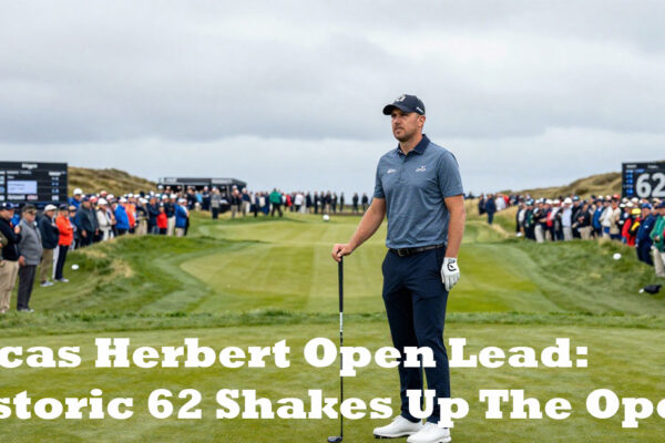 Lucas Herbert Open Lead