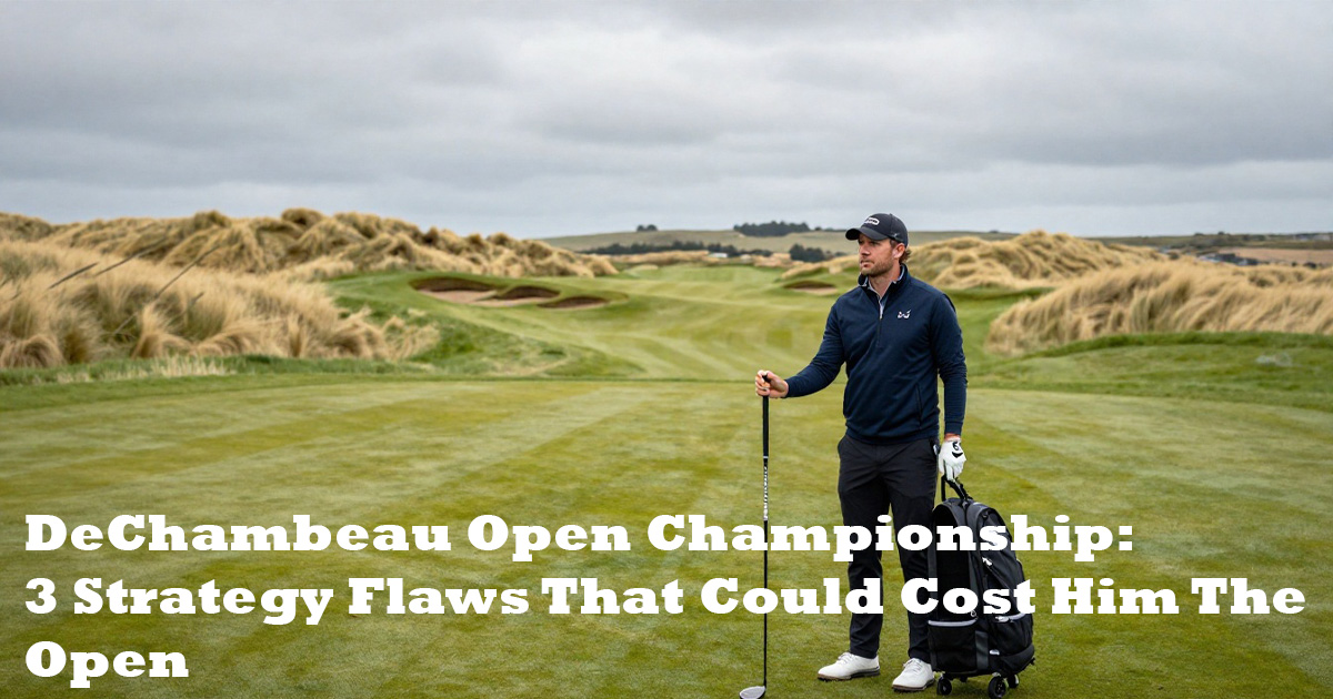 DeChambeau Open Championship