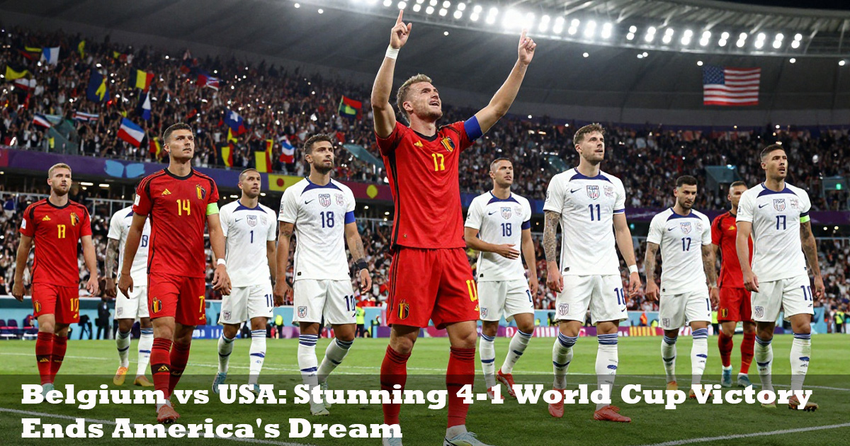 Belgium vs USA
